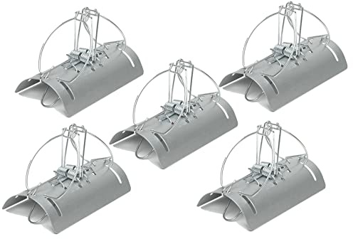 Trappola a Tunnel per Talpe e Arvicole – Trappola Professionale in Metallo Zincato, Riutilizzabile ed Ecologica (4)