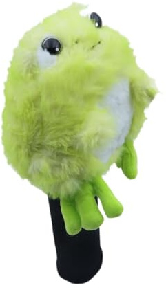 Golf Headcover Woods Protector with Soft Sleeve - Sturdy Club Cover for Men and Women Golfers- Fairway Wood Frog