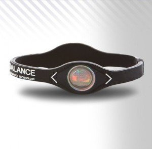 Power Balance PowerBalance silikon armband armband svart – vit XS