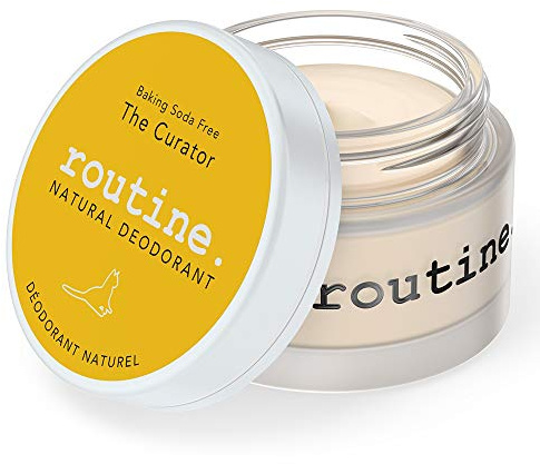 Routine. Natural Deodorant (2 Fluid Oz.) The Curator (Baking Soda Free) | Aluminum Free Natural Deodorant for Women & Men | Eucalyptus, Geranium, Black Spruce & Cocoa (Cream Jar Formula)