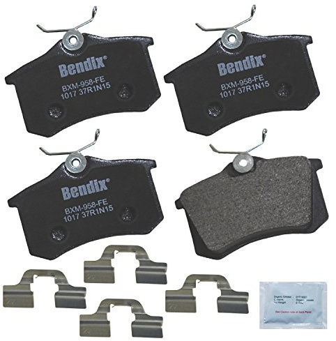 Bendix Priority1 CFM1017 Semi-Metallic Rear Brake Pads
