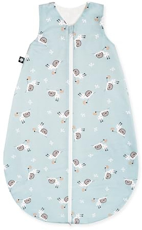 Julius Zöllner Sacco a pelo in jersey, imbottitura calda, 2,5 TOG, lavabile a 60 °C, made in Germany, OEKO TEX Standard 100, lumaca, misura 56/62