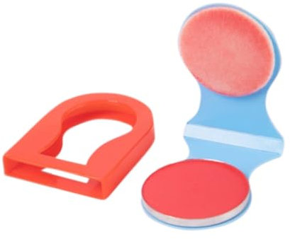 Coloured Hair Chalk Temporary Bright Hair Color Cream for Girls Kids Women Gifts for Christmas Makeup Birthday, Washable Hair Chalk Pens Safe for Kids, Red