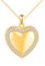 Herz Foto Kette Silber 925 mit Bild: Halskette Damen Mädchen mit Zirkon Rand Medaillon zum Öffnen für Bilder-Anhänger Ketten Amulett Schmuck-Liebe Geschenk für Frauen Mama Freundin Tochter Gold