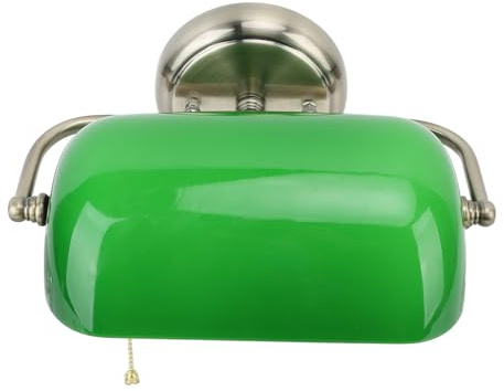 Classic Design Green Banker Wall Lamp Vintage Lamp Wall Lamp Adjustable Angle Versatility Convenient Usage Vintage Indoor Wall Sconces