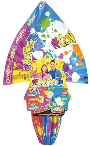 Dolfin Me Contro Te Uovo di Pasqua Cioccolato al Latte con Sorpresa 150g