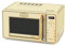 Kaiser Empire Em 2530 ElfEm Retro Mikrowelle in Elfenbein | 25L | 1200W Grill | 2200W Heißluft | FullTouch-Bedienung mit Drehknebel | Glasfront | Türgriff aus echtem Metall Bronze | 25 Funktionen
