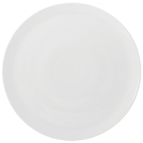 Utopia Pack of 6 Pizza Plate 13 (33cm), Pure White Pizza Plate