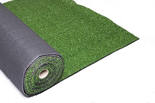 XONE Prato Golf Verde Artificiale 7mm x h1x10 mt - Tot. 10m² | Erba Giardino Artificiale | Tappeto Verde Erba | Manto Prato Sintetico 7MM