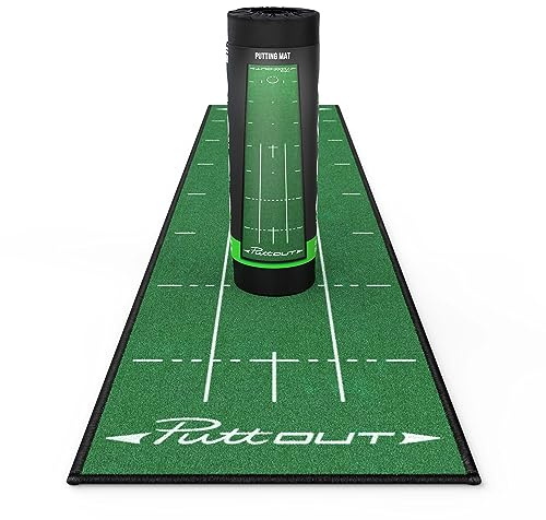 Puttout Pro Golf Tapis de putting N/A Green