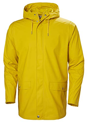 Helly Hansen Men's Moss Rain Coat, Essential Yellow, M