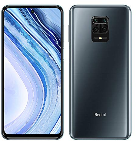 Xiaomi Redmi Note 9 Pro Smartphone 6GB RAM 128GB ROM 6.67 DotDisplay 64MP AI Quad Camera 5020mAh (typ)* NFC Interstellar Gray