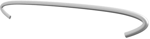 Sufrk Lot de 50 crochets de gabion en acier galvanisé 30 cm, gabion pour pierre en métal acier galvanisé avec couvercle de jardin extérieur, gabion métallique décoratif avec couverture de jardin pour