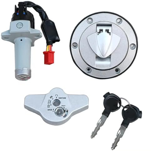 Interruptor Llave Encendido Para Keeway Para RKV125 150 200 QJ150-19A(a3-3) Juego Cerradura Interruptor Encendido Motocicleta Y Cerradura Tapa Tanque Combustible Tapas Antirrobo Llave Contacto Moto(6-