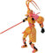 Monkey King Action Figure 3d Printed T13 Figure Monkey King 3D Printed Toys Wukong Figure Black Myth Figure with Movable Joints Poseable Wukong Toy 15cm Collectible Gaming Ornament (Gold Pink)