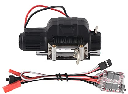 Acouto Treuil sur Chenilles RC 1/10 avec Système de Contrôle, Ultra échelle, Recherche pour Voiture Tout-Terrain HSP