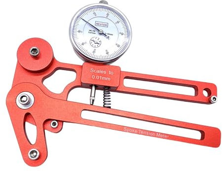 QSTDGVPW Misuratore di Tensione per Raggi Meccanici per Bici, Scala Fino a 0,01 Mm, Robusto E Professionale