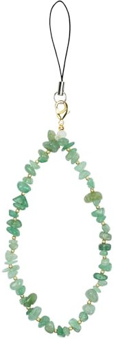 OFFCUP Correa para Teléfono Móvil con Cuentas, 1pc Cadena de Teléfono, Piedra Natural Antipérdida Cordón para Teléfono Móvil Colgante para Teléfono Móvil Correa de Muñeca Hecha a Mano