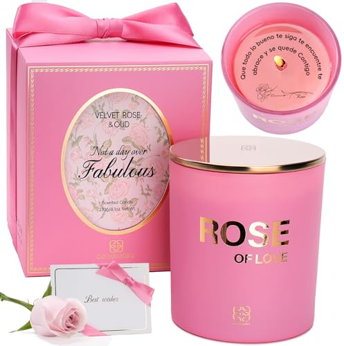 GINMEMORY Regalo Mujer, Regalos Originales para Mujer Velas Aromáticas