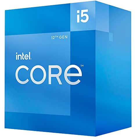 Intel® Core™ i5-12400 12. Generation Desktop Prozessor (Basistakt: 2.5GHz, 6 Kerne, LGA1700, RAM DDR4 und DDR5 bis zu 128GB)