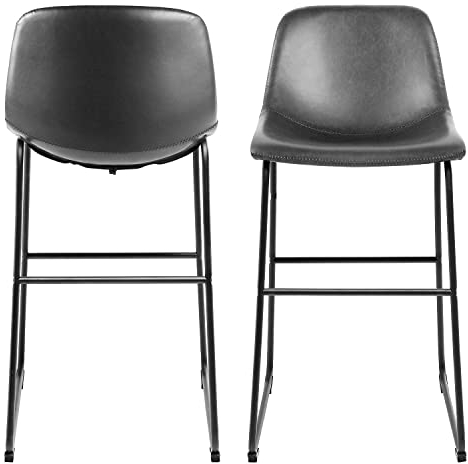 Rfiver Barhocker 2er Set Barstühle Küchenstühle mit Lehne Sitzhöhe 99cm Max 136kg