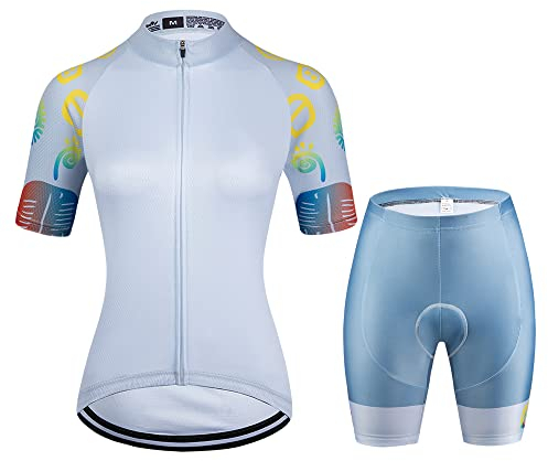 Dam Kortärmad Cykeltröja Set Cykelkläder Väg XS-4XL, 1, XS