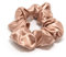 Waterlily Scrunchie 100% Mulberry Silk 22momme Hair Ties Scrunchies for Women Girls Soft Natural Large (Rose Gold)