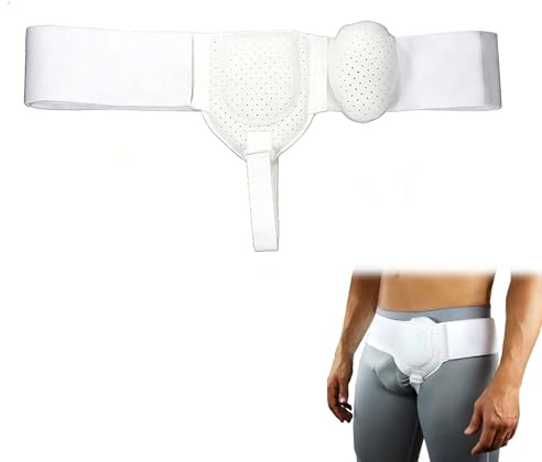 Sospensorio Uomo Contenitivo - Slip Ernia Inguinale con Cintura per Trattamento e Prevenzione Post-Intervento, Comodo e Flessibile