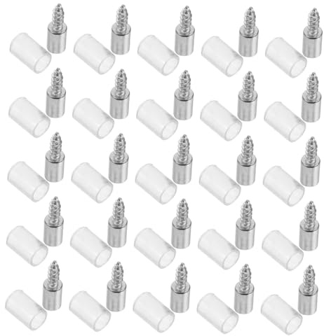 CATIEBYE 100PCS Locking Shelf Support Pegs with Slip Silicone Sleeve Heavy Duty Shelving Hardware for Kitchen Cabinets Closets Bookcases and Furniture