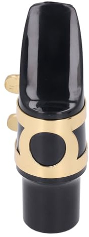 SEAFRONT Kit d'embouchure de Saxophone Alto, Embout de Saxophone, Accessoires de Saxophone-Ensemble d'embouchure de Alto en ABS de qualité Supérieure pour Débutants, Ensemble Complet avec