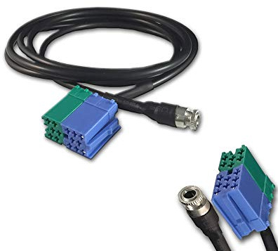 1neiSmartech Cavo Funzione Aux In, Adattatore Con Jack Femmina Per Impianto Stereo Auto Fiat Bravo Dal 2007 Modello Autoradio Visteon Per Ingresso Audio Mp3 Smartphone (Lunghezza Cavo 150cm)