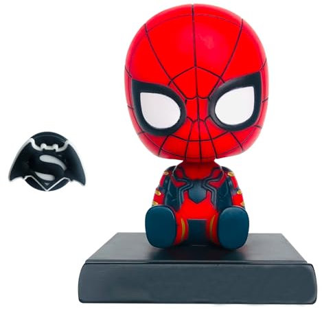 ITUBLE Bobbleheads Auto-Armaturenbrett-Dekorationen, niedliche Wackelkopf-Figuren, Auto-Puppe, Western-Anime-Auto-Deko, Zubehör, Innenausstattung, für Männer/Frauen/Mädchen/Jungen, mit Handyhalterung