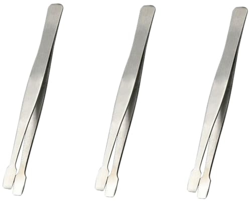 UPKOCH Pinzettenset Aus Edelstahl Zum Anbringen Von Wimpern Und Augenbrauen Zum Briefmarkensammeln Und Basteln
