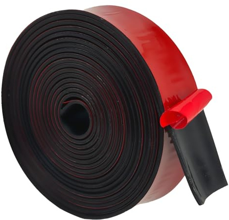 Self Adhesive Neoprene Rubber Strips Neopre with Adhesive Backing Solid Rubber Rolls for DIY Gaskets, Crafts, Pads, Flooring Protection, Supports, Leveling (25mm(W) x1.5mm(T) x3m(L))