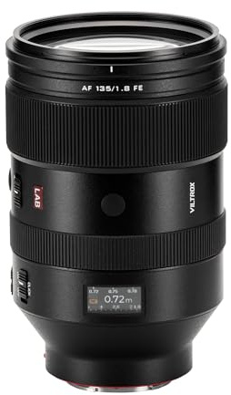 Viltrox AF 135mm F1.8 LAB FE Full Frame AF Lens, Teleobiettivo a doppia messa a fuoco flottante 135mm f1.8 f/1.8 con motore HyperVCM per attacco Sony E
