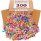 Lote 300 Caramelos Surtidos. Caramelos Ácidos y Caramelos Masticables Rellenos de Zumos de Frutas. Calidad Suprema.