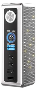 VINCI Spark 100 | VOOPOO Vinci Spark 100 Box Mod Support Smart/RBA/ECO Mode 100W E-Cigarette Vaporizer No nicotine, No e-liquid (Argento)