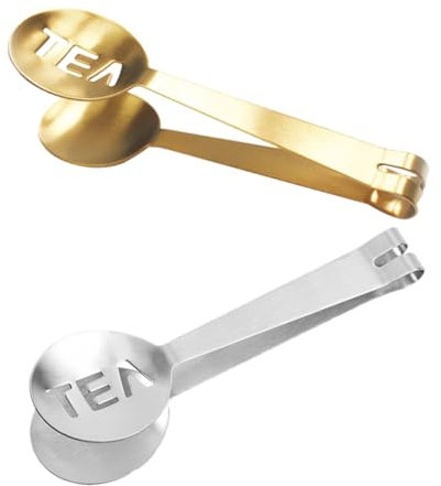 COLLBATH Elegante Set Di Accessori Per Il Tè in Acciaio Inox Per La Preparazione Del Tè Caldo Con Spremi-bustine Per Foglie Di Tè