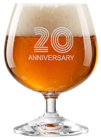 KROSNO Cognacglas 230 ml, 20-årsjubileum, Celebration Moments-kollektionen