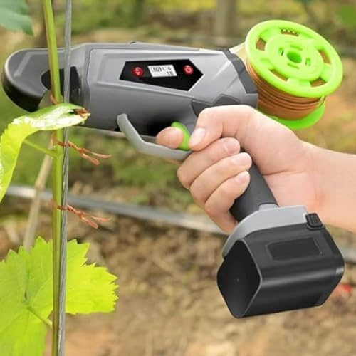 CUTANGELAR Atadora para Plantas, Atadora para Viñedos Y Atadora De Ramas, Diámetro De Haz De 25 Mm/0,1 Pulgadas. Se Puede Utilizar para Diversos Cultivos De Vid como Uvas, Tomates, Pepinos.