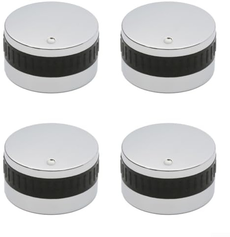 Silver Knobs Replacement Chrome Plated with Control