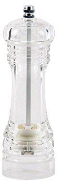 ILSA ChefPlus Macinapepe in Acrilico, Macina in Ceramica, Altezza 15 cm