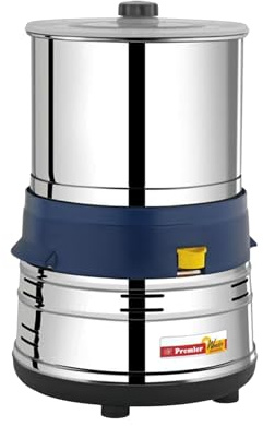 Premier Small Wonder Table Top Wet Rice and Lentils Grinder 1.5 Liter,110 volts with coconut scrapper and atta kneader