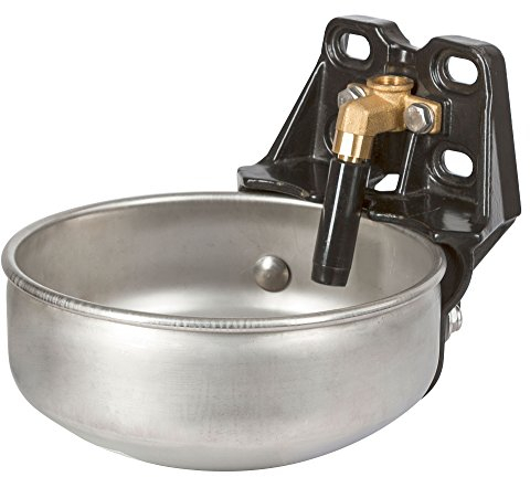 Kerbl 2218605 Edelstahlbecken E21 mit Rohrventil, 3/4-Anschluss