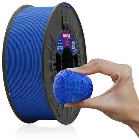 WINKLE Flexibles TPE-Filament, pazifisches Blau, 3D-Drucker-Filament, flexibel, 1,75 mm, 200 g, TPE, Blau | Flexibilität und Zähigkeit, Spule mit 200 g