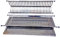Escurreplatos de acero inoxidable para empotrar con bandeja recogegotas en varios tamaños 86 76 66 56 cm Made in Italy (76 cm)
