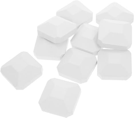 ABOOFAN 10pcs Replacement Cordierite Briquettes for Bbq Grill, Self Cleaning and Simple to Clean Gas Grill Replacement Parts, 2 X 2 Inch, for Outdoor Bbq and Camping