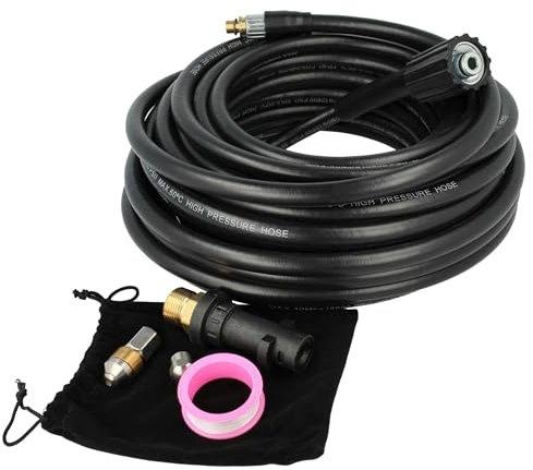 vhbw 15m Hochdruckschlauch kompatibel mit Kärcher K 2.97 M, 2.94 MD, 2.91 MD T 50, 2.91 MD, 2.99 MD, 2.98 M T 50 Hochdruckreiniger