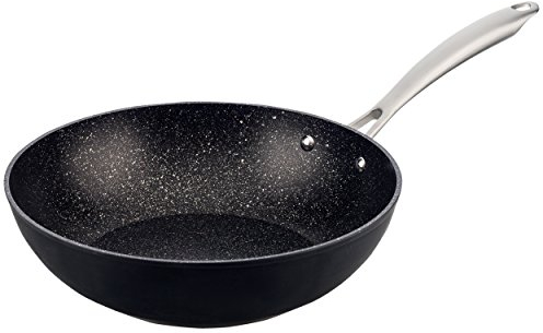 Wok 28x8.0 cm aluminio forjado apta para inducción San Ignacio Vita