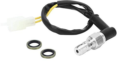 Interruptor de freno hidráulico Aramox M10 x 1.25 Interruptor de luz de freno Manguera de aceite de motocicleta universal Bomba hidráulica Interruptor de presión de freno reforzado Tipo trasero B